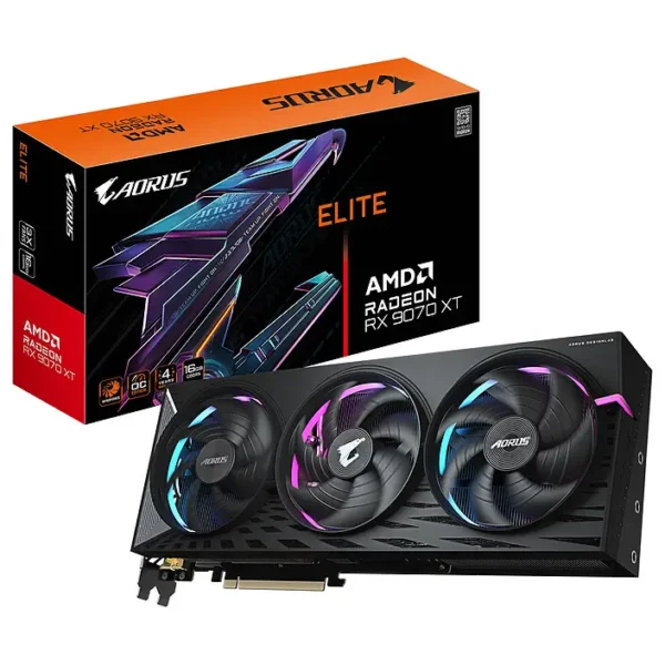 Gigabyte AORUS RX 9070 XT ELITE 16G X3