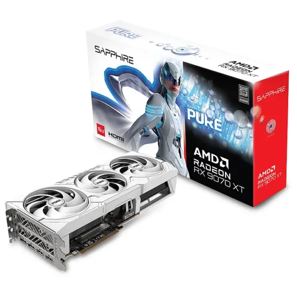 Sapphire PURE AMD Radeon RX 9070 XT 16GB X3
